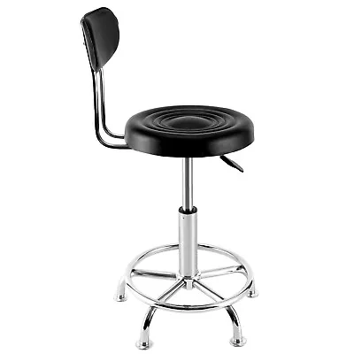 Work Shop Stool Bench Hydraulic Chair Bar Garage Adjustable Height&Back&Footrest • $58.90