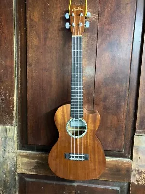 Cordoba 20TM-CE Tenor Cutaway Mahogany Solid Top Acoustic Electric Ukulele Uke • $135