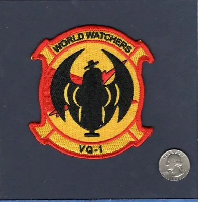 VQ-1 WORLD WATCHERS US NAVY Lockheed P-3 EP-3 ORION ARIES Squadron Patch • $8.99