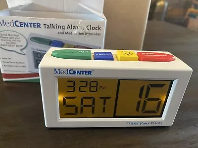 MedCenter Talking Alarm Clock Medication Reminder Alerts For Meds • $14.95