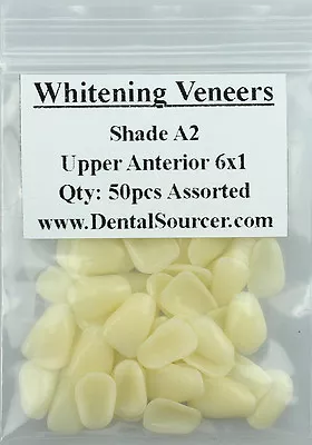 Dental Ultra-Thin Whitening Veneers Resin Teeth Upper Anterior Shade A2 80 PIECE • $13.69