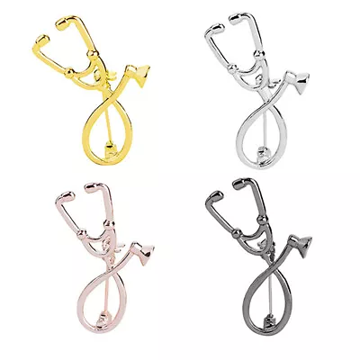 Fashion Trend Brooch Doctor Nurse's Stethoscope Brooch Medical Jewelry _d1 • $7.88