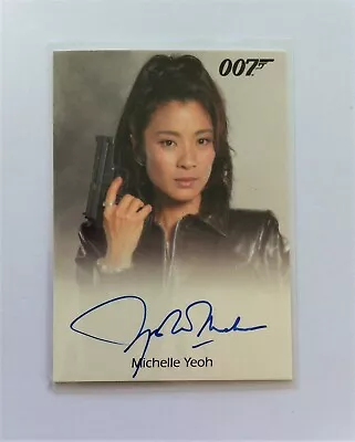 James Bond Archives Final  - Michelle Yeoh As Wai Lin Full Bleed Autograph Card • $290.47