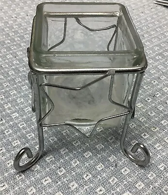 Votive Candle  Holder With Metal Stand Preowned • $5.99