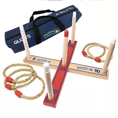 Premium Quoits Game / Hoopla / Ring Toss In A Carry Bag • £18.99