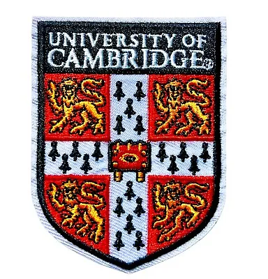 University Of Cambridge Logo Embroidered Iron On Sew On Patch Badge Applique • £3.99