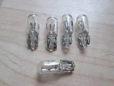 (5) Light Bulbs T6.5 12V 3W Watts Miniature Incandescent Instrument Wedge #E46D • $9.95