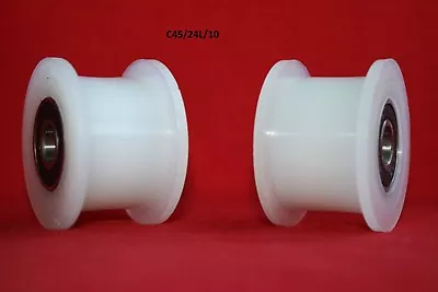 £10 • Buy 45mm Square Flat Nylon Pulley Idler Wheel, Ball Bearing Different Diameters