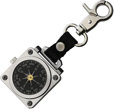 Marbles MR671 4  Stainless Keychain Hiking Compass • $13.28