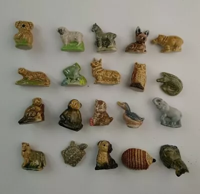 Wade Whimsies Collection 20 Figurines Animals 1960s English Vintage Job Lot • £35.72