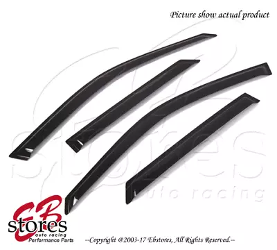 For Mazda Protege5 2002-2005 Outside-Mounted Dark Smoke JDM Window Visors 4pcs • $49.38