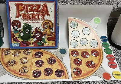 Vintage 1987 Pizza Party Parker Brothers Board Game 98% Complete Made In USA • $40