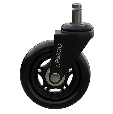 Casters Wheels Roller Swivel Replacement For IKEA Chairs ONLY • £14.99