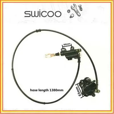 Hydraulic Dic Brake Kit Go Kart Buggy Drift Trike Mini Hotrod Project 1380mm • $36.92