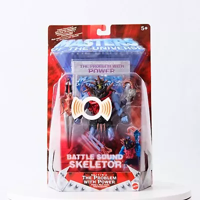 NEW 200x MOTU Masters Of The Universe BATTLE SOUND SKELETOR Figure MOC • $34.99