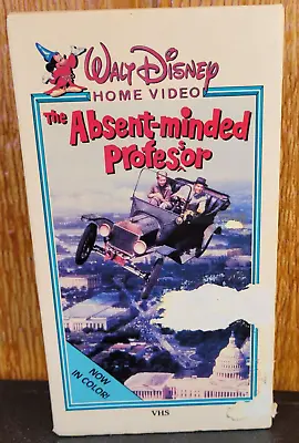 Disney Home Video Absent-minded Professor 1986 Rare Vtg VHS Movies  Tested • $9.42
