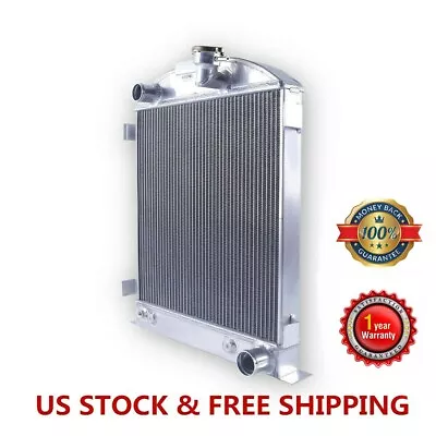 3-Row Aluminum Chopped Radiator For 1930-1931 1932 Ford Model A LOW-BOY Chevy V8 • $127