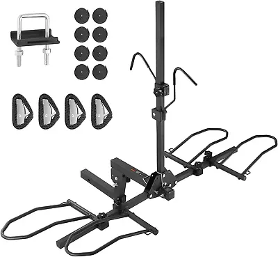 Hitch Mount Bike Rack 160 LBS Capacity Ebike Rack 2-Bike Platform Style For 2- • $127.37