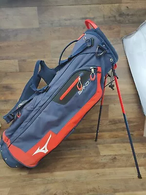 MIZUNO BR-D3 4-Way Stand Carry Golf Bag USA Colorway Lightweight RED BLUE • $149.99