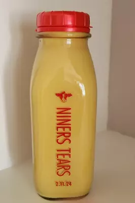Rare Kansas City Chiefs SB LVIII  NINERS TEARS  Shatto Milk Collectors Bottle • $19.99