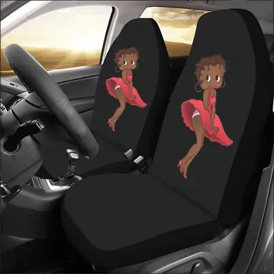$54.99 • Buy Betty Boop Afro American Car Seat Cover, Funny Cartoon Gift Idea