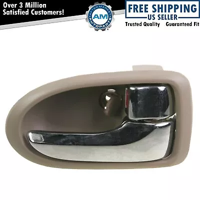 Chrome & Beige Inside Interior Door Handle RH Right FRONT For 00-06 Mazda MPV • $11.44