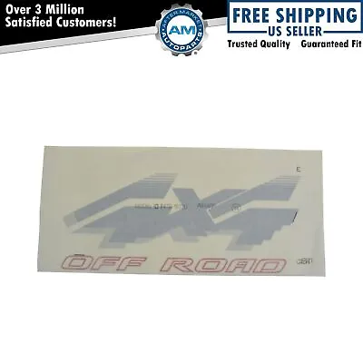 OEM 4x4 Off Road Bed Decal Red & Silver Rear LH Or RH For Ford Pickup Truck New • $34.17