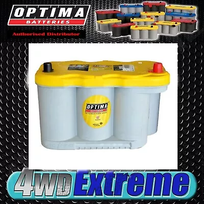 Optima D27f Yellow Top Battery 12v Agm 845cca Deep Cycle Suit Landcruiser N70zzl • $465