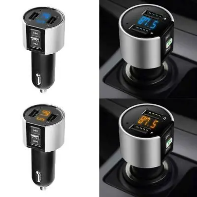 Handsfree Wireless Bluetooth Compatible Car FM Transmitter Radio USB Charger Kit • $5.96