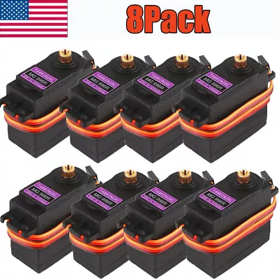 8PCS MG996R MG995 Gear Digital Torque Servo 180° For Futaba RC JR Truck Racing • $33.47