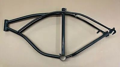 $149.99 • Buy New! Vintage Lowrider Steel 26  Beach Cruiser Bicycle Frame In Black.