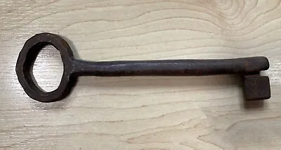 Antique Cast Iron Castle Jail Skeleton Key – Large 7.5  Old Victorian Medieval • $84.99