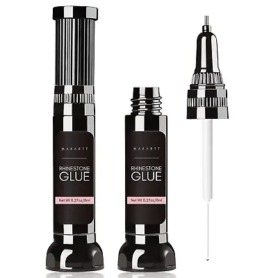 Makartt Nail Rhinestone Glue Gel Upgrade Gel With Brush & Pen Tip...  • $14.76