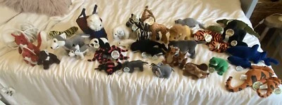 Bundle Of 34 DEAGOSTINI ALL ABOUT MY ANIMAL KINGDOM Soft Plush Toys • £25