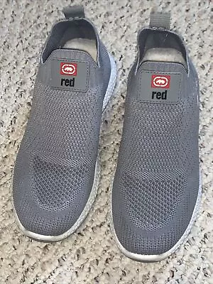 Ecko RED Women's Size 7.5 Slip On Sneakers Gray Mesh Shoes • $5