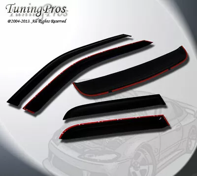 JDM Outside Mount Vent Window Visor Sunroof 5pc Mazda Mazda6 6 08-09 Sport 4DR • $60.68