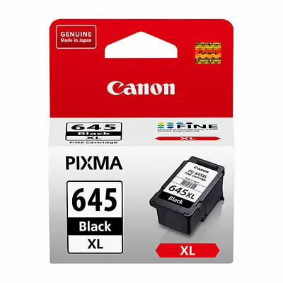 Genuine Canon PG645XL Black Ink Cartridge Black 400 Pages PG645XL • $44.70