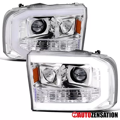 LED U-Bar Fit 1999-2004 Ford F250 F350 F450 SuperDuty Projector Headlights Lamps • $250.99