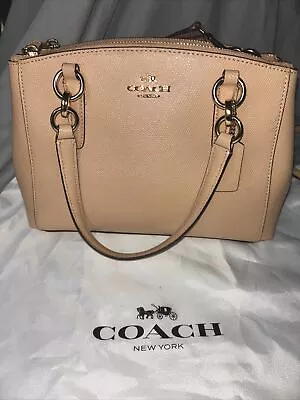 Coach Christie Carryall Crossgrain Leather Handbag Pink • $80