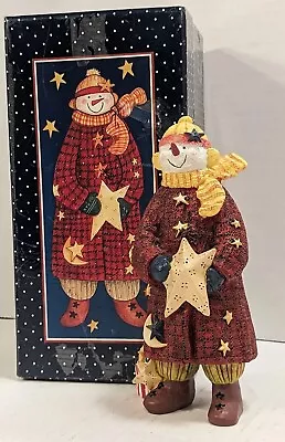 Vtg Santa Figurine Lang & Wise 1997 Classic STRIPES Orig Box * Ellen Stouffer  • $34.86