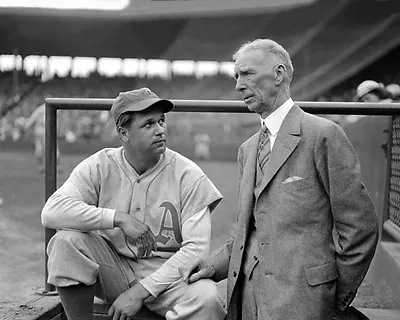 Philadelphia Athletics JIMMIE FOXX And CONNIE MACK 8x10 Photo Print Poster • $4.99