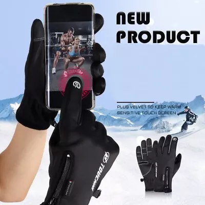 Men Women Winter Warm Windproof Waterproof  Sport Ski Touch Screen Gloves • $6.99