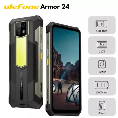 Ulefone Armor 24 Rugged Mobile Phone 22000mAh Battery 22GB+256GB (Sim-Free) • $628.95