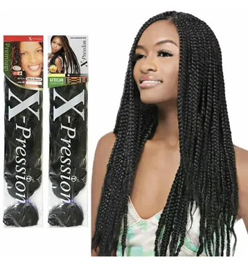 $29.95 • Buy 5 Pcs X-pression Xpression Expression 82  100% Kanekalon Braid Hair 2-3dy Shipng