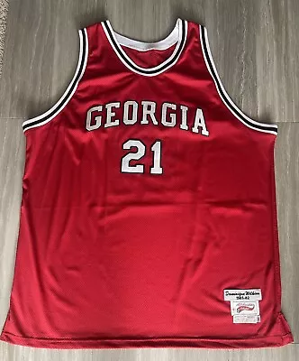 Rare Original Georgia Dawgs Dominique Wilkins Jersey Size 56 1981-82 Era. Nique! • $79.99