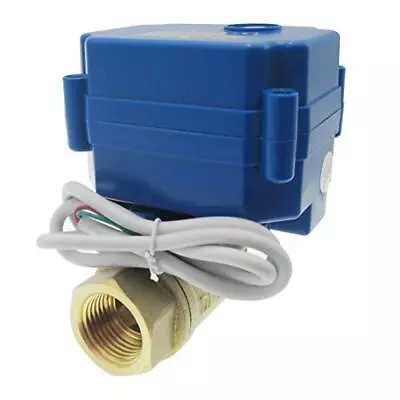 1/2  Motorized Ball Valve Brass Electric Ball Valve DC9-24V And 2 Wire Auto... • $52.71