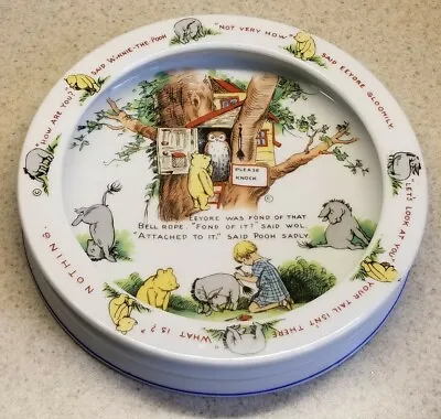 Vintage Winnie The Pooh Baby Plate With Eeyore And Wol Ceramic Germany 7 5/8   • $62.99