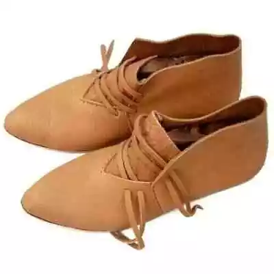 Medieval Brown Leather Shoesmedieval Renaissance ShoesTheater Costume Shoes • £97.23