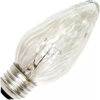 4 Ge 40w F15 Light Bulbs 18896 Usa Made Blunt Flame Clear Chandelier Sconce E26 • $18.99