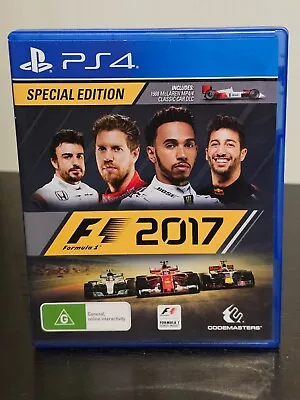F1 2017 Codemasters Playstation 4 Game PS4 Disc • $9.95